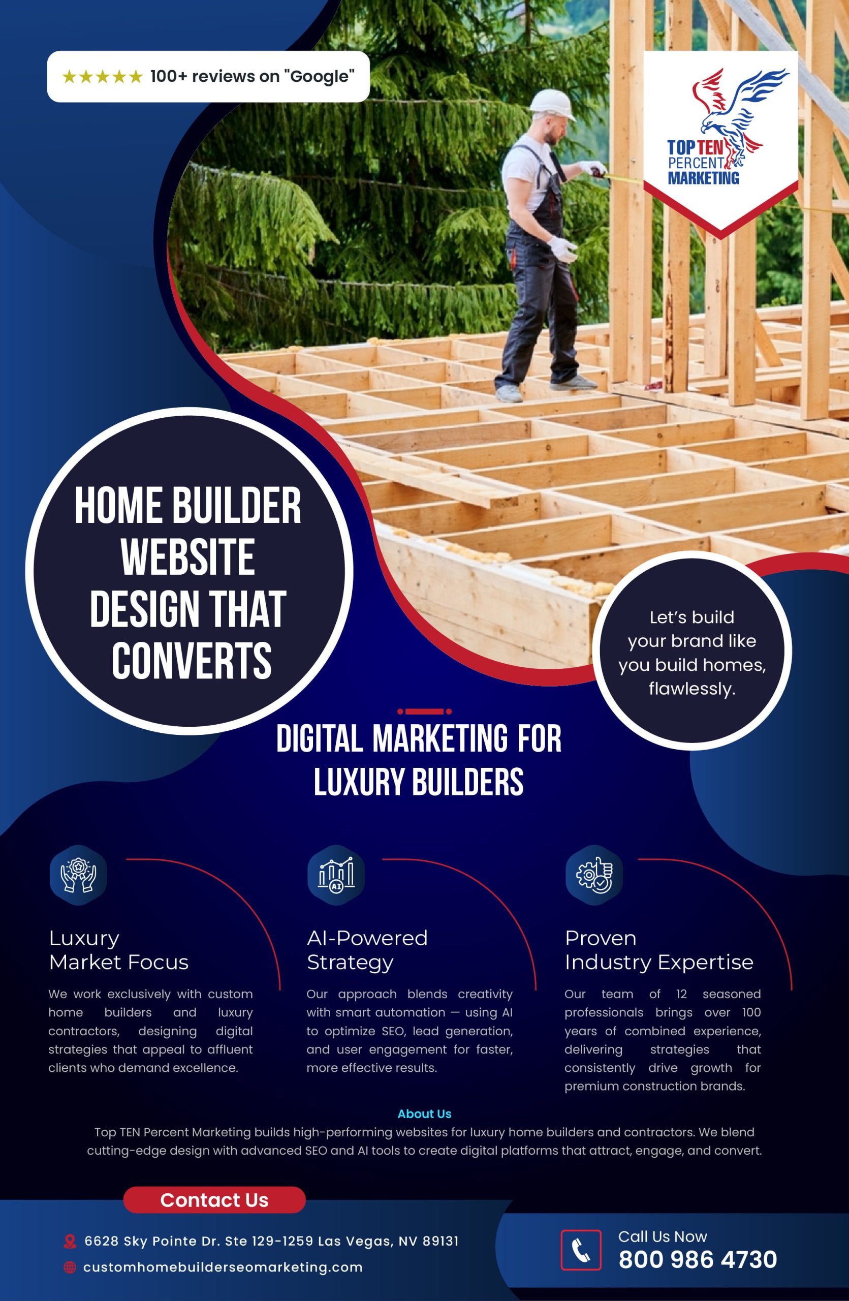 Luxury Home Builder Website Design